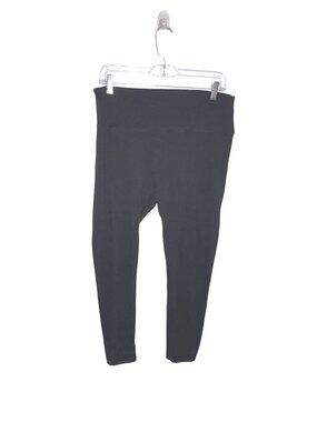 Members Mark Luxe Ankle Legging XL Black Pima Cotton Spandex Blend